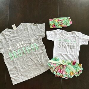Kavio Kids Matching Set - Gray and Mint